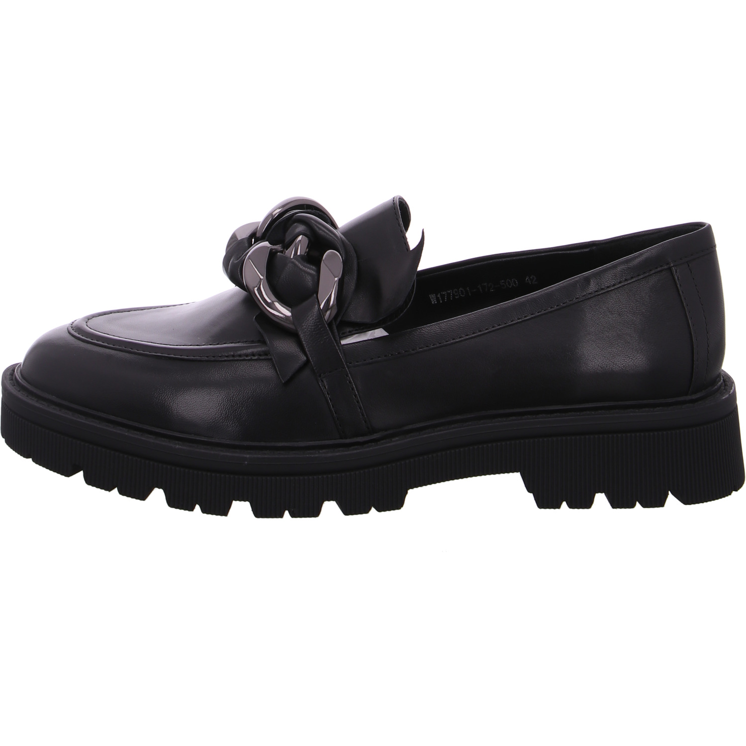 regarde le ciel Slipper Schwarz