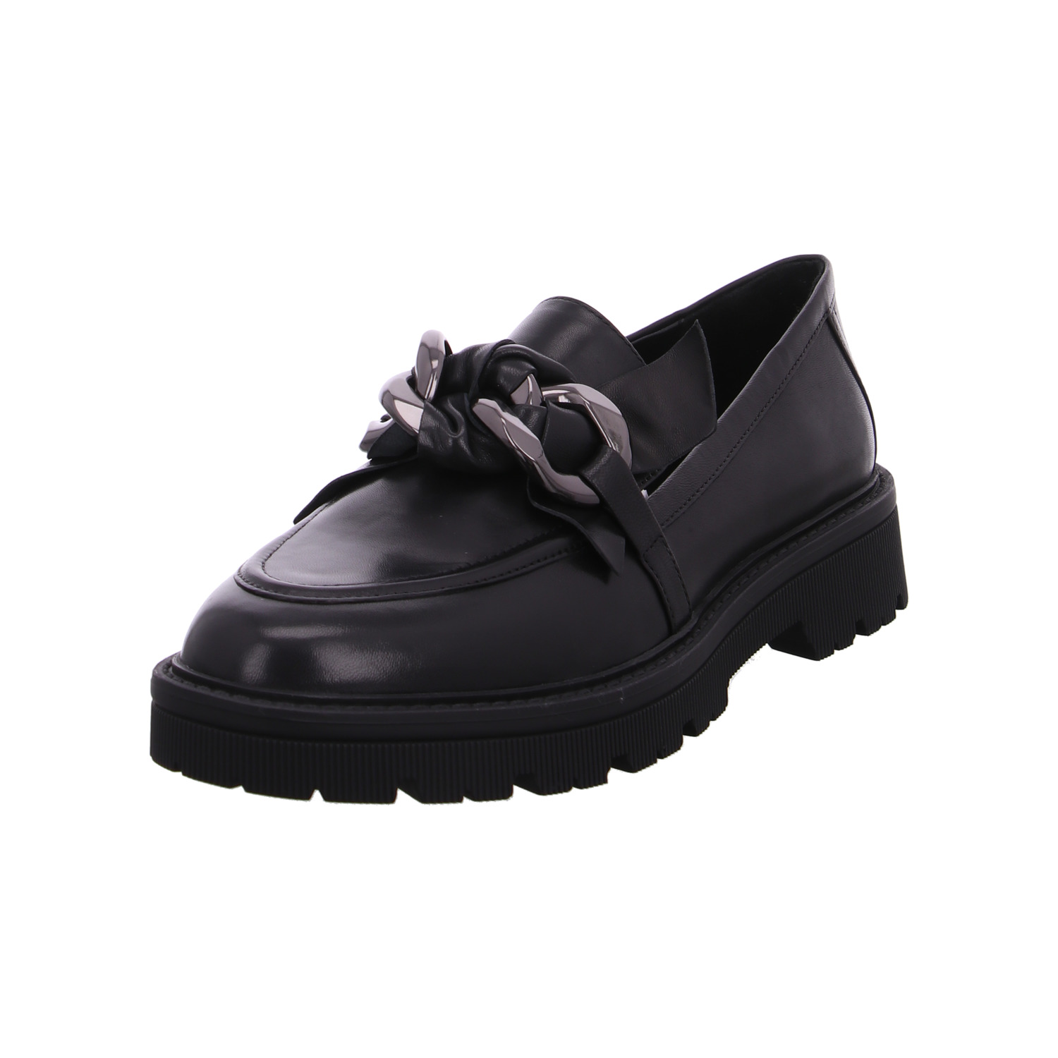 regarde le ciel Slipper Schwarz