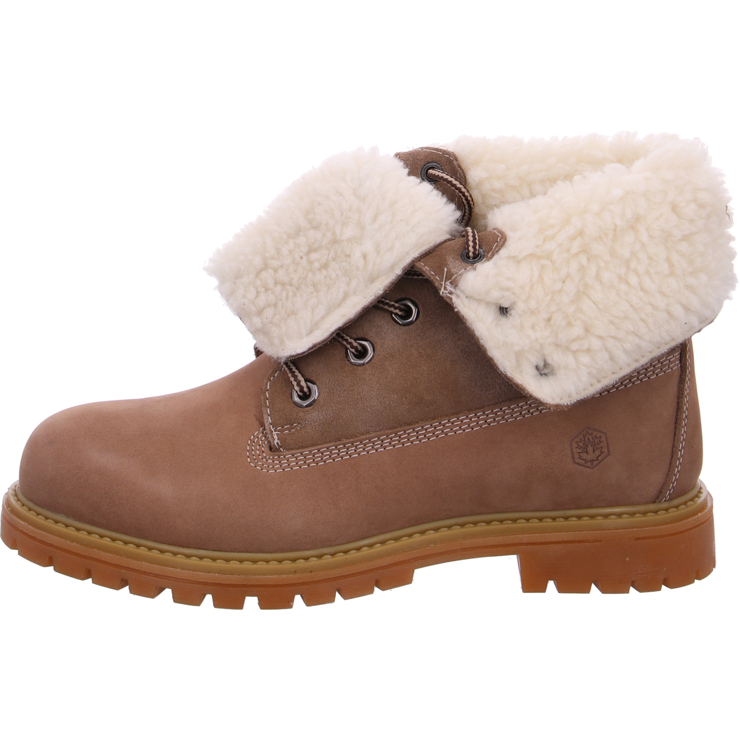 Lumberjack Schnürstiefel Beige